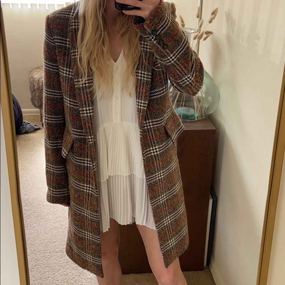 ZARA / Plaid Blazer Jacket - XS